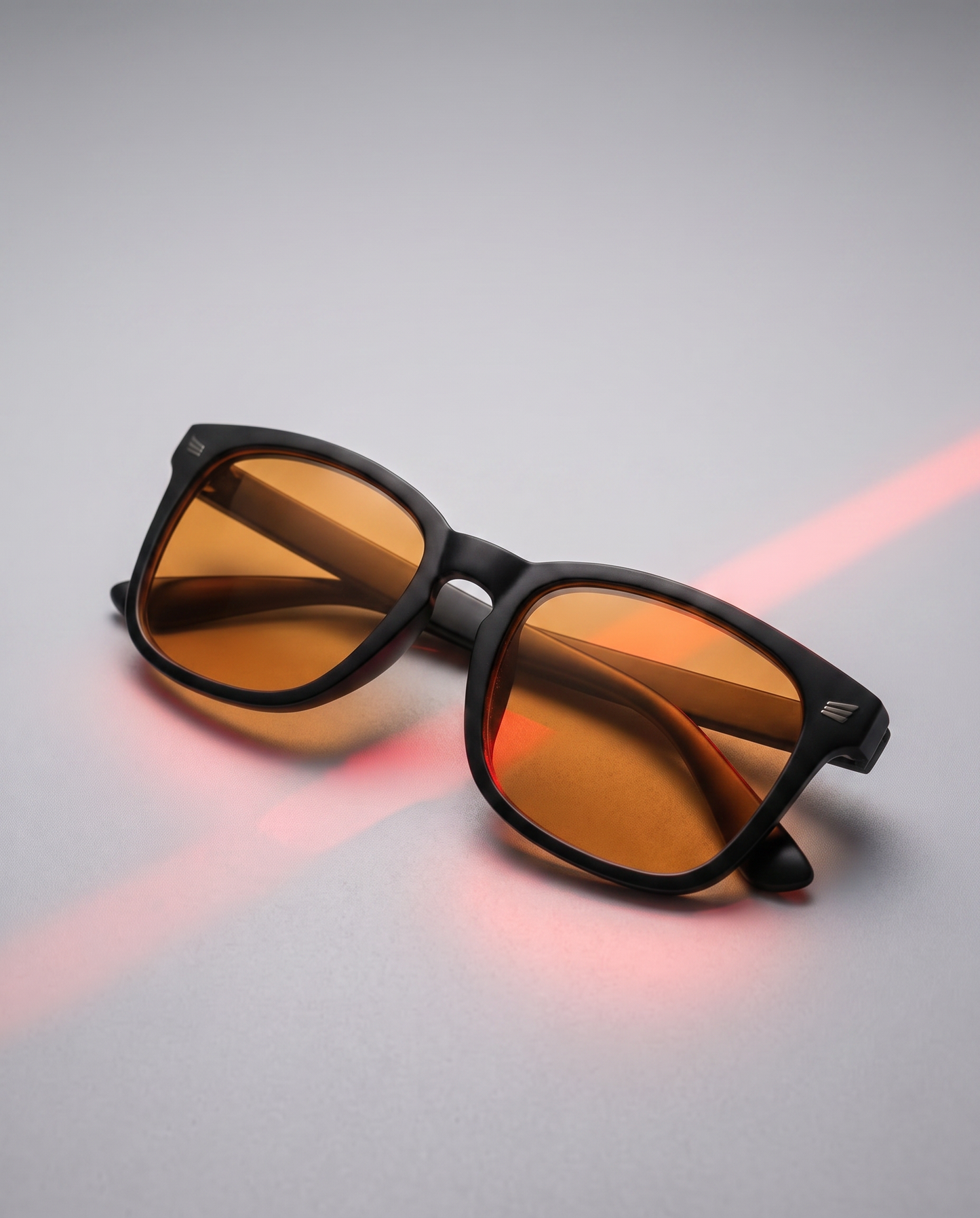 Luxari Wayfarer — Red-Lens Sleep Glasses